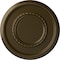 Ekena Millwork Federal Roped Large Ceiling Medallion (Fits Canopies up to 7 3/4"), 17 3/8"OD x 1 1/8"P, Brass CM17FEBRS - alternate 1